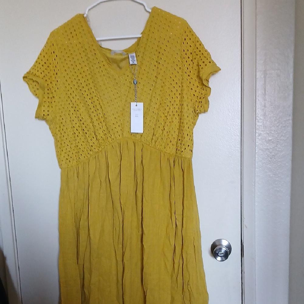Kaktus 2XL Gold Maxi Dress